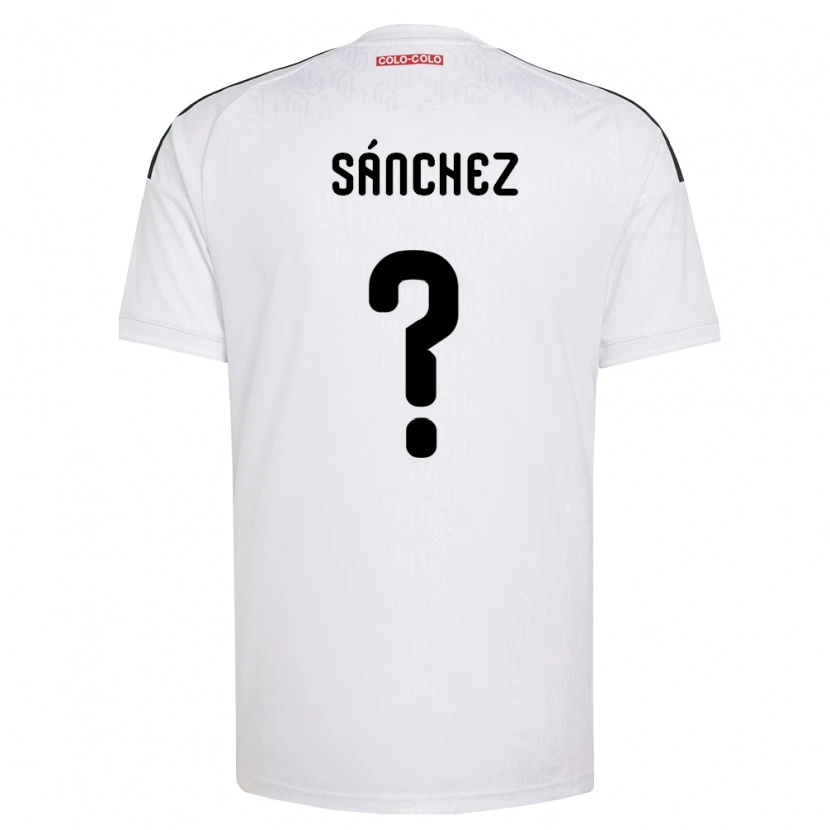 Danxen Kvinnor Bastian Sánchez #0 Vit Svart Hemmatröja Matchtröjor 2026/27 Tröjor T-Tröja
