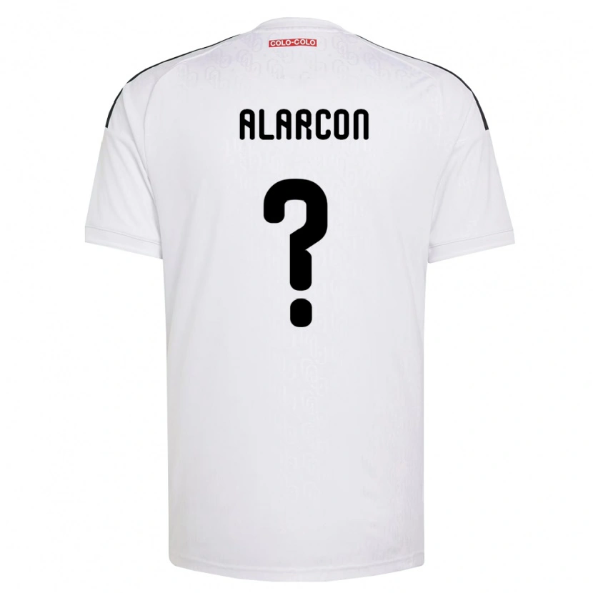 Danxen Kvinnor Cristian Alarcón #0 Vit Svart Hemmatröja Matchtröjor 2026/27 Tröjor T-Tröja