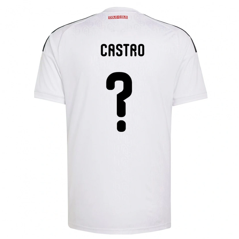 Danxen Kvinnor Benjamín Castro #0 Vit Svart Hemmatröja Matchtröjor 2026/27 Tröjor T-Tröja