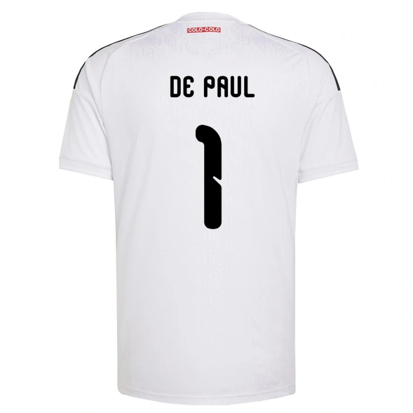 Danxen Kvinnor Fernando De Paul #1 Vit Svart Hemmatröja Matchtröjor 2026/27 Tröjor T-Tröja