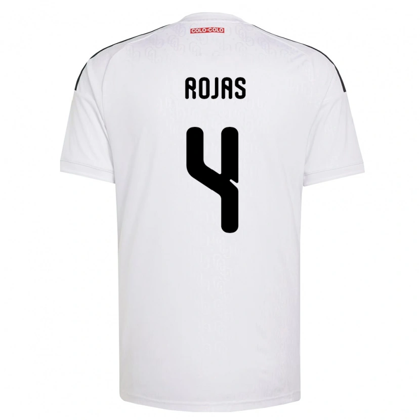 Danxen Kvinnor Javier Rojas #4 Vit Svart Hemmatröja Matchtröjor 2026/27 Tröjor T-Tröja