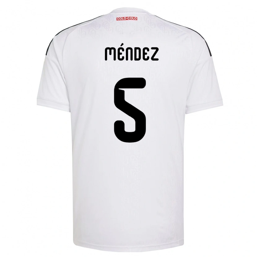 Danxen Kvinnor Víctor Méndez #5 Vit Svart Hemmatröja Matchtröjor 2026/27 Tröjor T-Tröja