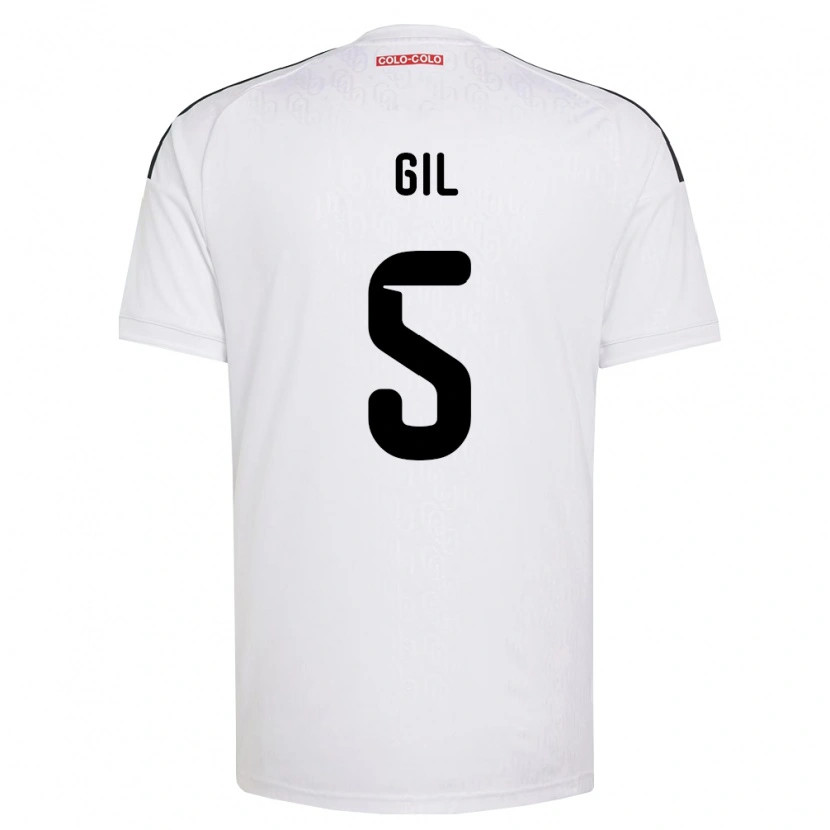 Danxen Kvinnor Leonardo Gil #5 Vit Svart Hemmatröja Matchtröjor 2026/27 Tröjor T-Tröja