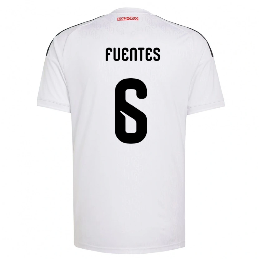 Danxen Kvinnor César Fuentes #6 Vit Svart Hemmatröja Matchtröjor 2026/27 Tröjor T-Tröja