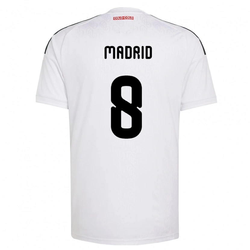 Danxen Kvinnor Álvaro Madrid #8 Vit Svart Hemmatröja Matchtröjor 2026/27 Tröjor T-Tröja