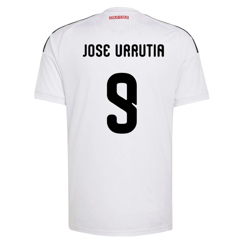 Danxen Kvinnor María José Urrutia #9 Vit Svart Hemmatröja Matchtröjor 2026/27 Tröjor T-Tröja