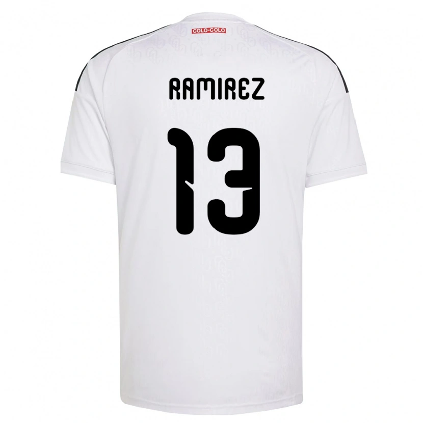 Danxen Kvinnor Fernanda Ramírez #13 Vit Svart Hemmatröja Matchtröjor 2026/27 Tröjor T-Tröja