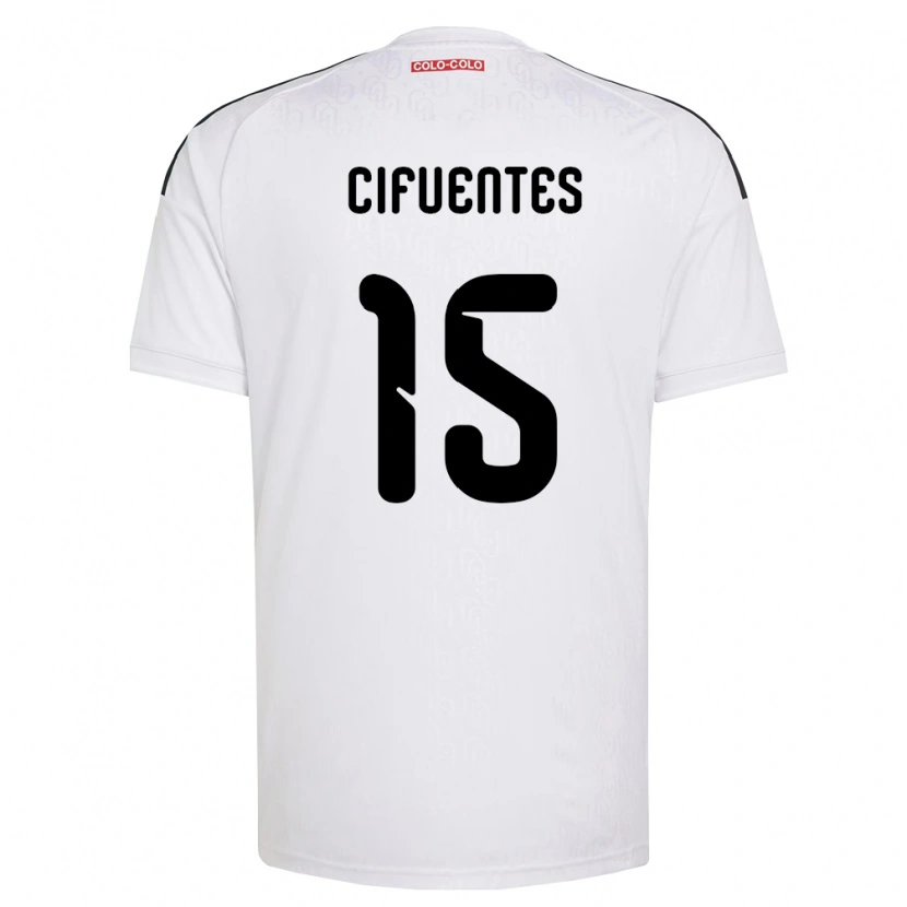Danxen Kvinnor Anaís Cifuentes #15 Vit Svart Hemmatröja Matchtröjor 2026/27 Tröjor T-Tröja