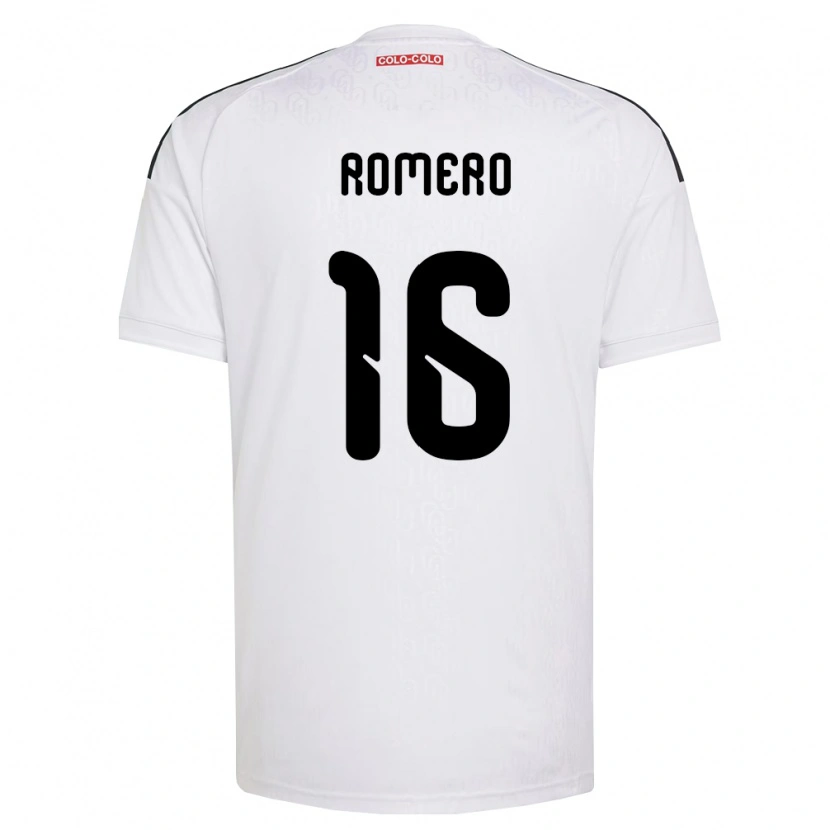 Danxen Kvinnor Evanz Romero #16 Vit Svart Hemmatröja Matchtröjor 2026/27 Tröjor T-Tröja