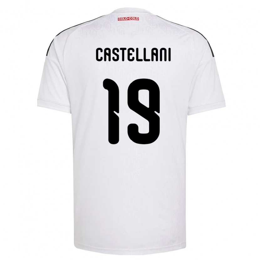 Danxen Kvinnor Gonzalo Castellani #19 Vit Svart Hemmatröja Matchtröjor 2026/27 Tröjor T-Tröja