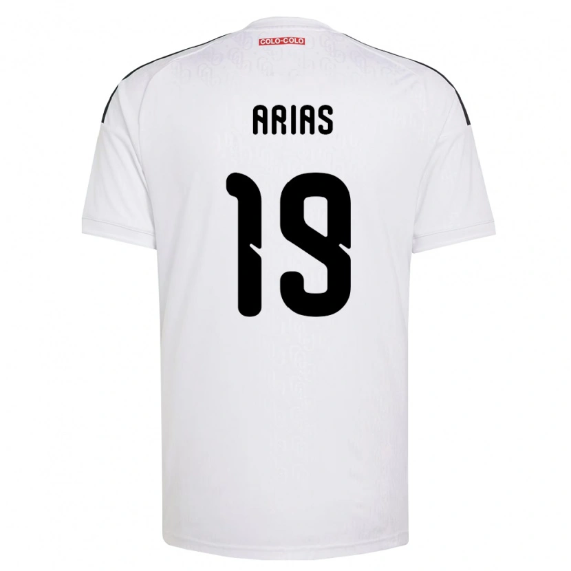 Danxen Kvinnor Bastián Arias #19 Vit Svart Hemmatröja Matchtröjor 2026/27 Tröjor T-Tröja