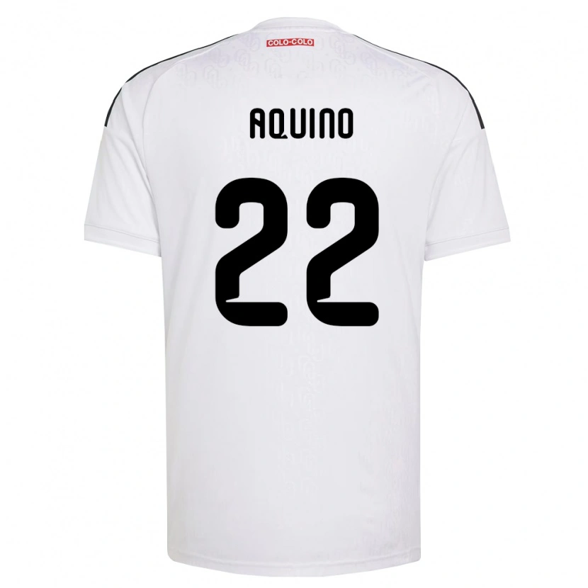 Danxen Kvinnor Claudio Aquino #22 Vit Svart Hemmatröja Matchtröjor 2026/27 Tröjor T-Tröja