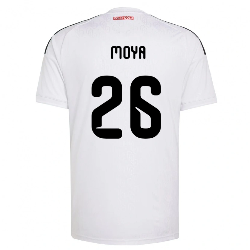 Danxen Kvinnor Matías Moya #26 Vit Svart Hemmatröja Matchtröjor 2026/27 Tröjor T-Tröja