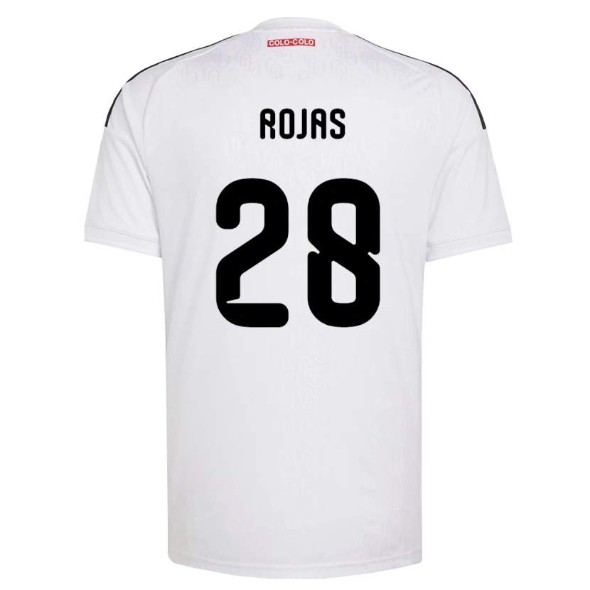 Danxen Kvinnor Jeyson Rojas #28 Vit Svart Hemmatröja Matchtröjor 2026/27 Tröjor T-Tröja