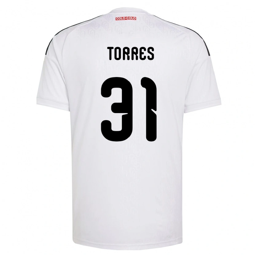 Danxen Kvinnor Bruno Torres #31 Vit Svart Hemmatröja Matchtröjor 2026/27 Tröjor T-Tröja