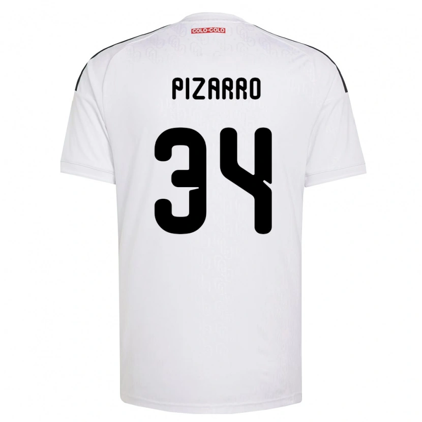 Danxen Kvinnor Vicente Pizarro #34 Vit Svart Hemmatröja Matchtröjor 2026/27 Tröjor T-Tröja