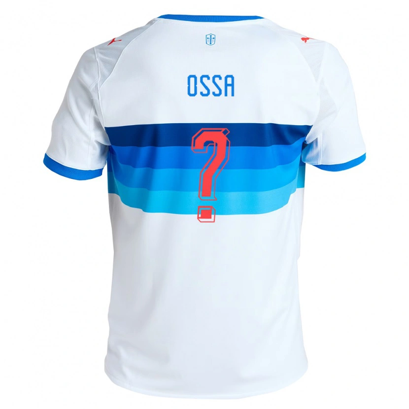 Danxen Kvinnor Diego Ossa #0 Vit Himmelsblå Hemmatröja Matchtröjor 2026/27 Tröjor T-Tröja