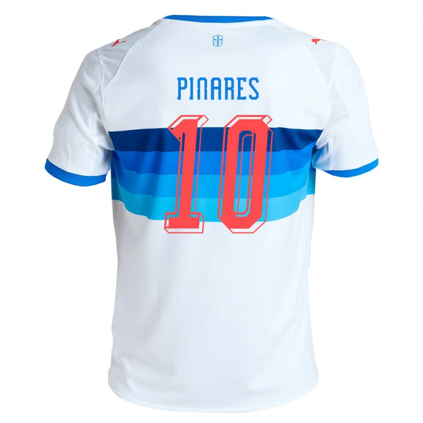 Danxen Kvinnor Cesar Pinares #10 Vit Himmelsblå Hemmatröja Matchtröjor 2026/27 Tröjor T-Tröja