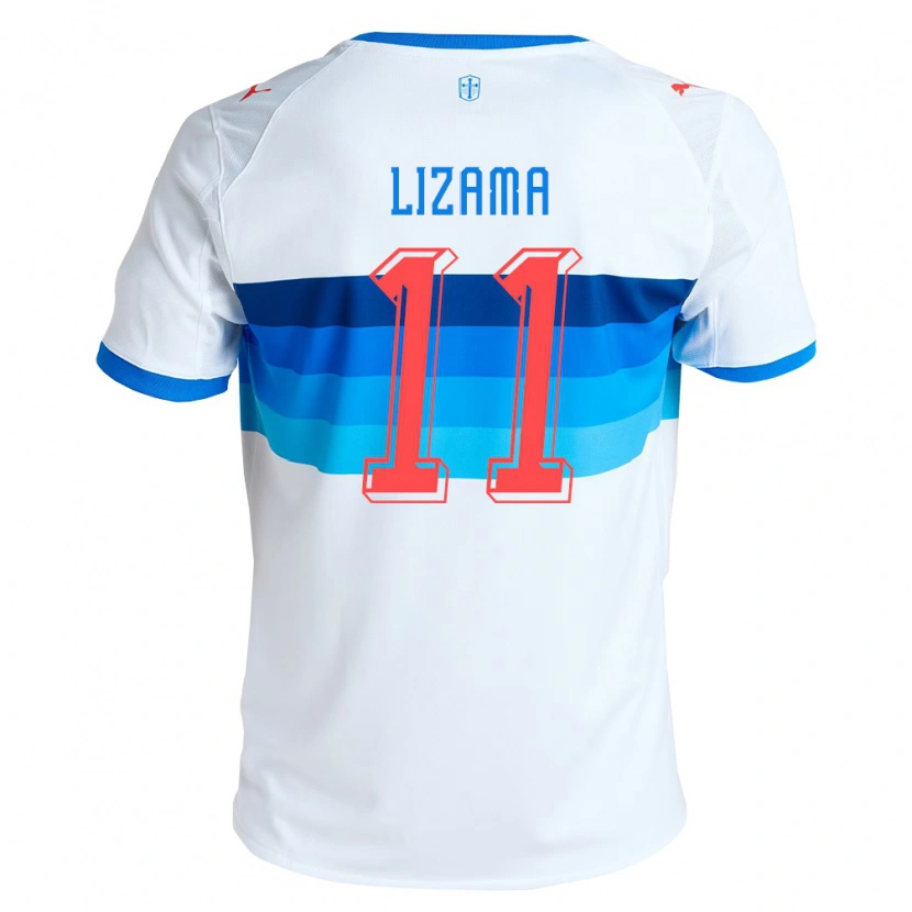 Danxen Kvinnor Bayron Lizama #11 Vit Himmelsblå Hemmatröja Matchtröjor 2026/27 Tröjor T-Tröja