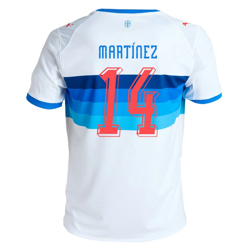 Danxen Kvinnor Jimmy Martínez #14 Vit Himmelsblå Hemmatröja Matchtröjor 2026/27 Tröjor T-Tröja
