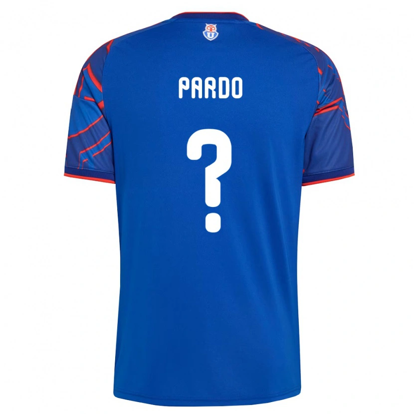 Danxen Kvinnor Cristián Pardo #0 Kungligt Blå Röd Hemmatröja Matchtröjor 2026/27 Tröjor T-Tröja