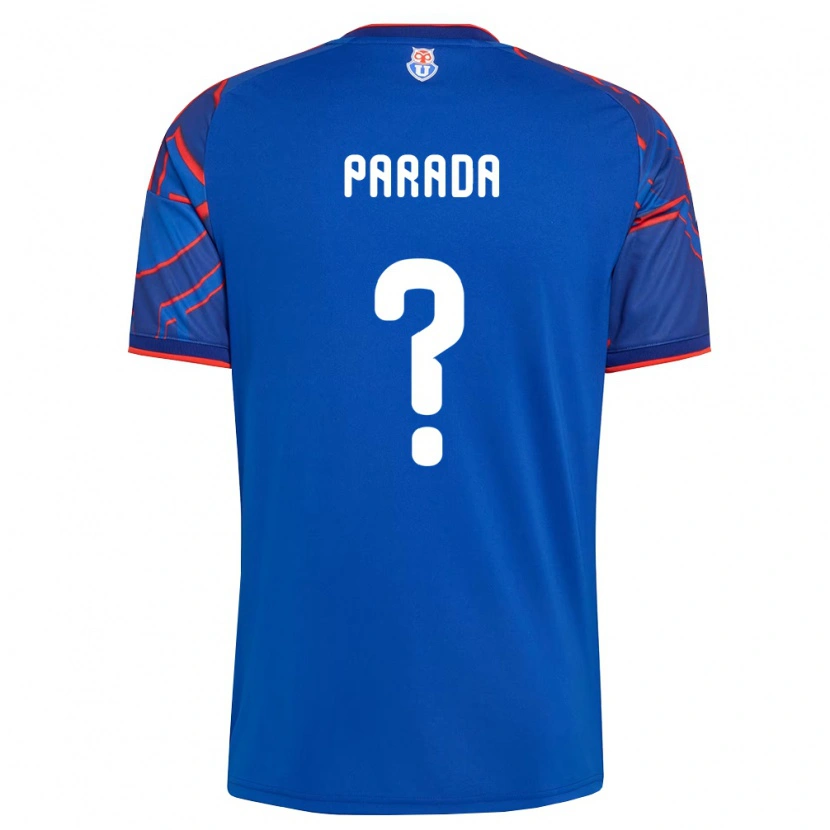Danxen Kvinnor Ignacio Parada #0 Kungligt Blå Röd Hemmatröja Matchtröjor 2026/27 Tröjor T-Tröja