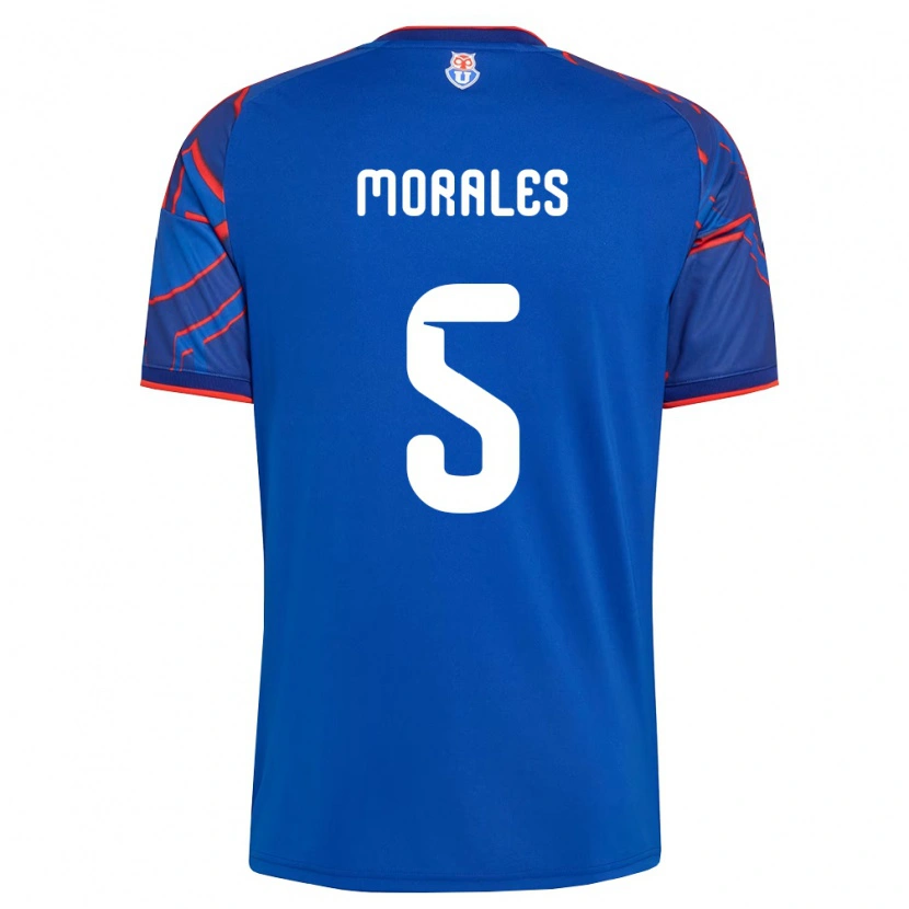 Danxen Kvinnor Mariana Morales #5 Kungligt Blå Röd Hemmatröja Matchtröjor 2026/27 Tröjor T-Tröja