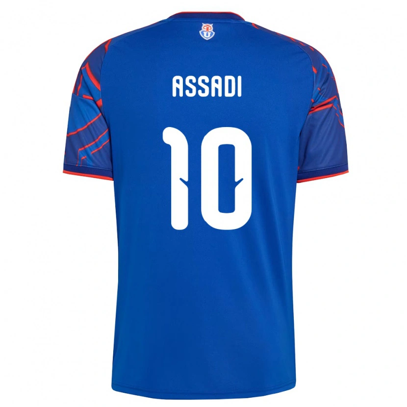 Danxen Kvinnor Lucas Assadi #10 Kungligt Blå Röd Hemmatröja Matchtröjor 2026/27 Tröjor T-Tröja