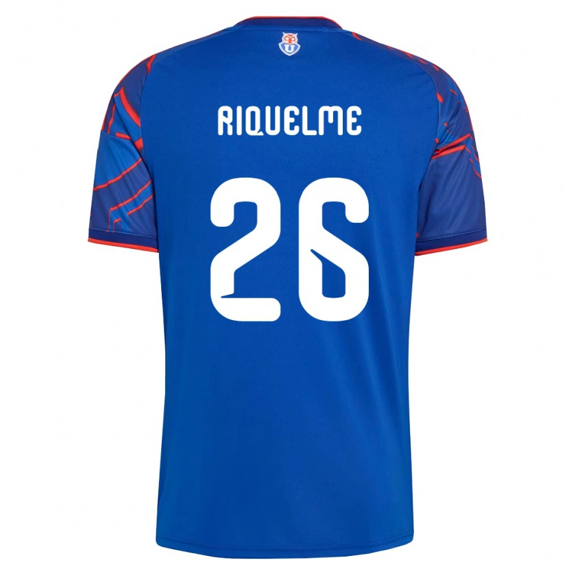 Danxen Kvinnor Matías Riquelme #26 Kungligt Blå Röd Hemmatröja Matchtröjor 2026/27 Tröjor T-Tröja