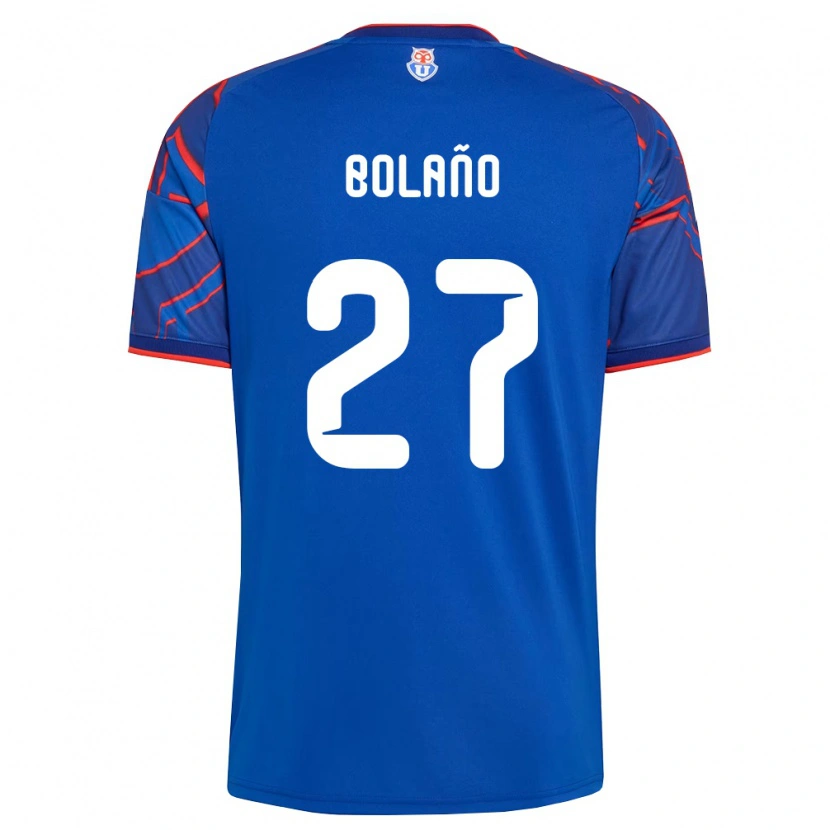 Danxen Kvinnor Andrés Bolaño #27 Kungligt Blå Röd Hemmatröja Matchtröjor 2026/27 Tröjor T-Tröja