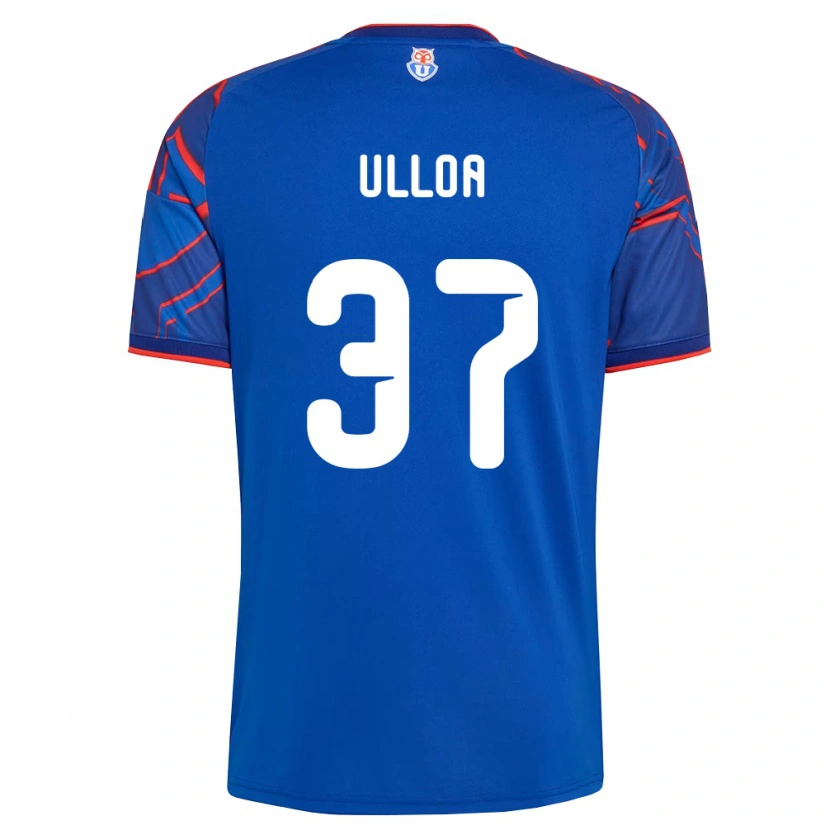 Danxen Kvinnor Cristóbal Ulloa #37 Kungligt Blå Röd Hemmatröja Matchtröjor 2026/27 Tröjor T-Tröja