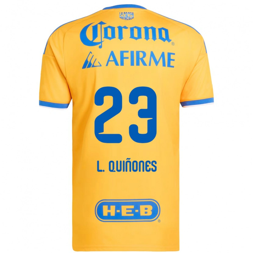 Danxen Kvinnor Luis Quinones #23 Gul Blå Hemmatröja Matchtröjor 2026/27 Tröjor T-Tröja