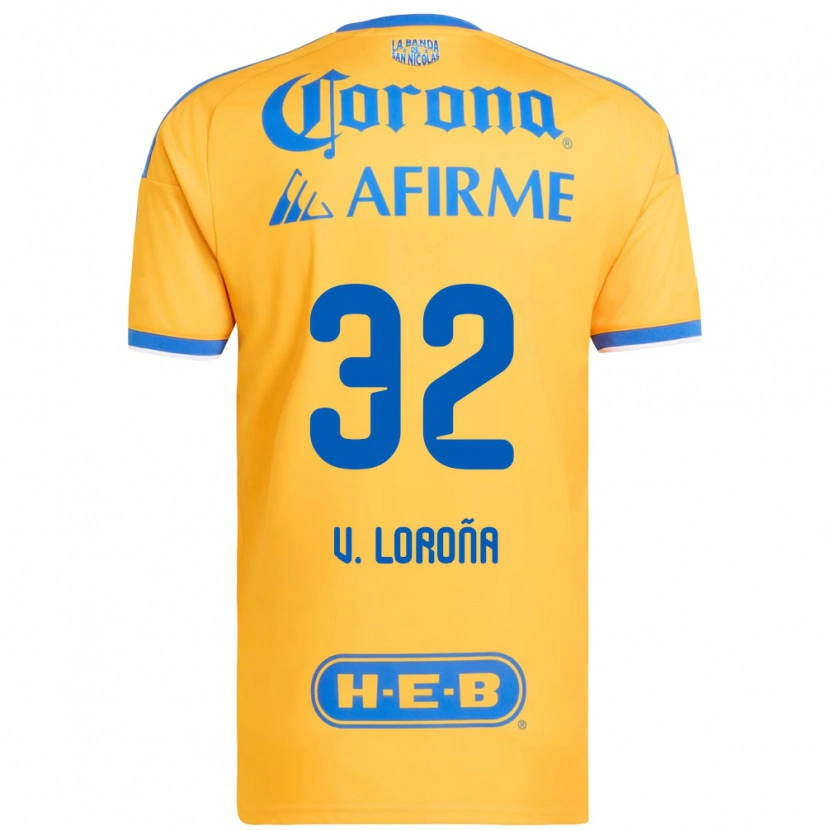 Danxen Kvinnor Vladímir Loroña #32 Gul Blå Hemmatröja Matchtröjor 2026/27 Tröjor T-Tröja