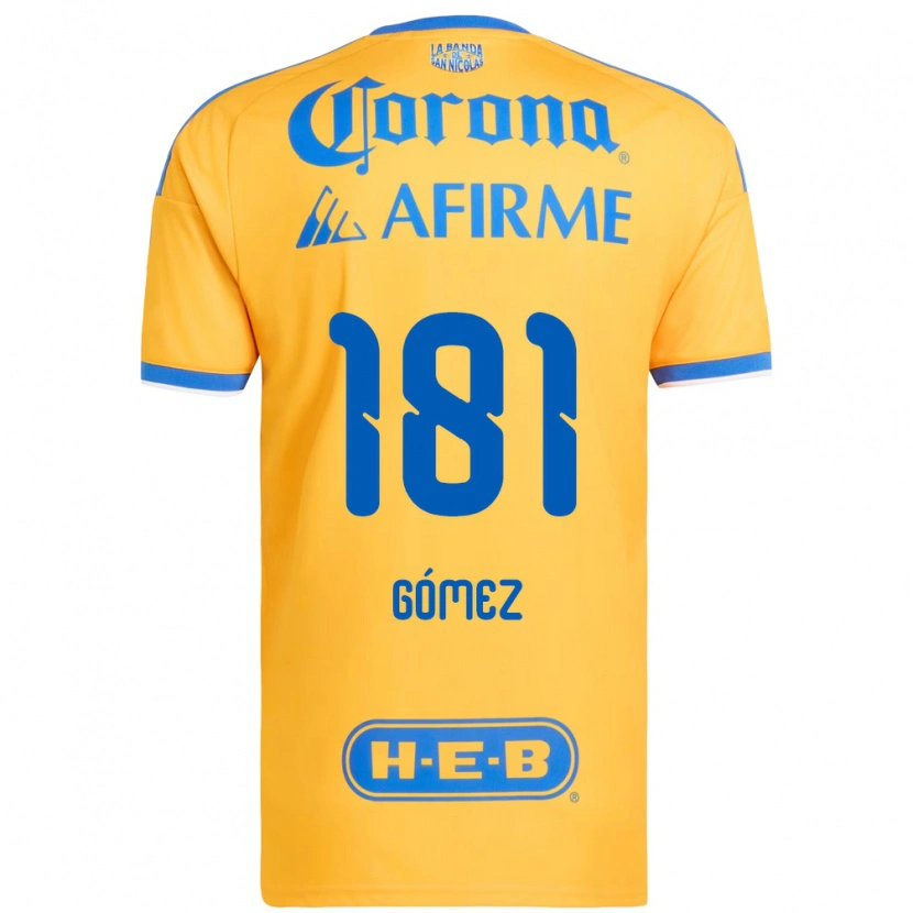 Danxen Kvinnor Luis Gómez #181 Gul Blå Hemmatröja Matchtröjor 2026/27 Tröjor T-Tröja