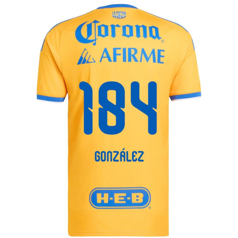 Danxen Kvinnor Erick González #184 Gul Blå Hemmatröja Matchtröjor 2026/27 Tröjor T-Tröja