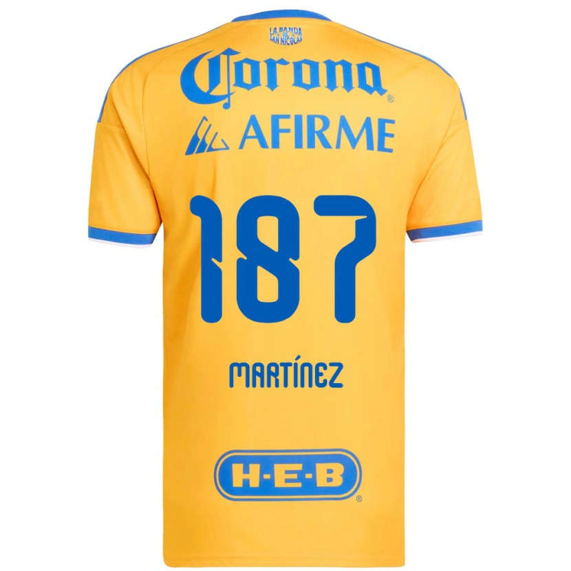 Danxen Kvinnor Emilio Martínez #187 Gul Blå Hemmatröja Matchtröjor 2026/27 Tröjor T-Tröja