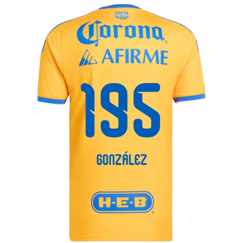 Danxen Kvinnor Germán González #195 Gul Blå Hemmatröja Matchtröjor 2026/27 Tröjor T-Tröja
