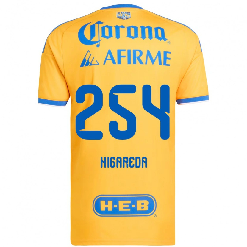 Danxen Kvinnor Dorian Higareda #254 Gul Blå Hemmatröja Matchtröjor 2026/27 Tröjor T-Tröja