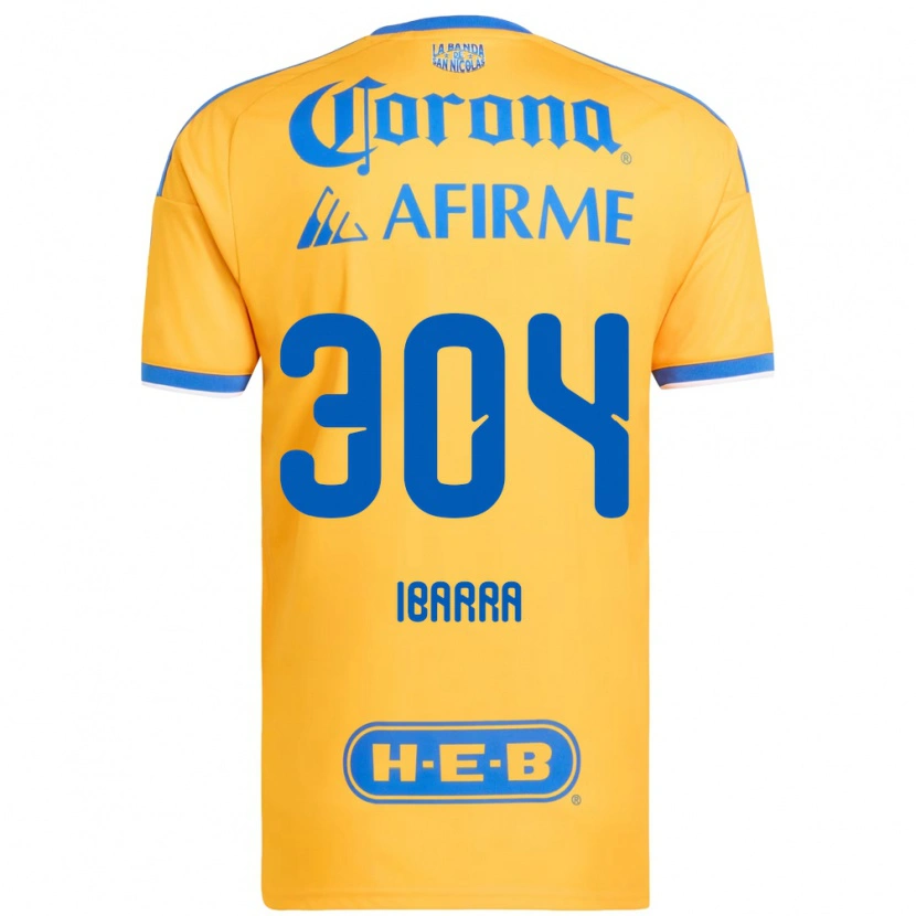 Danxen Kvinnor Luis Ibarra #304 Gul Blå Hemmatröja Matchtröjor 2026/27 Tröjor T-Tröja