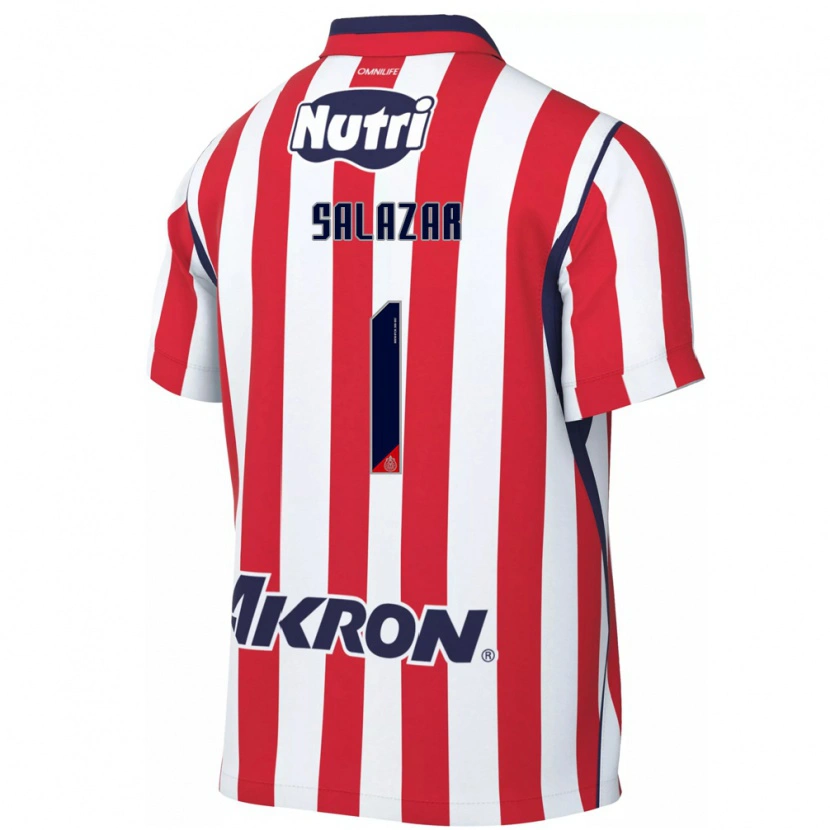 Danxen Kvinnor Viridiana Salazar #1 Röd Vit Hemmatröja Matchtröjor 2026/27 Tröjor T-Tröja