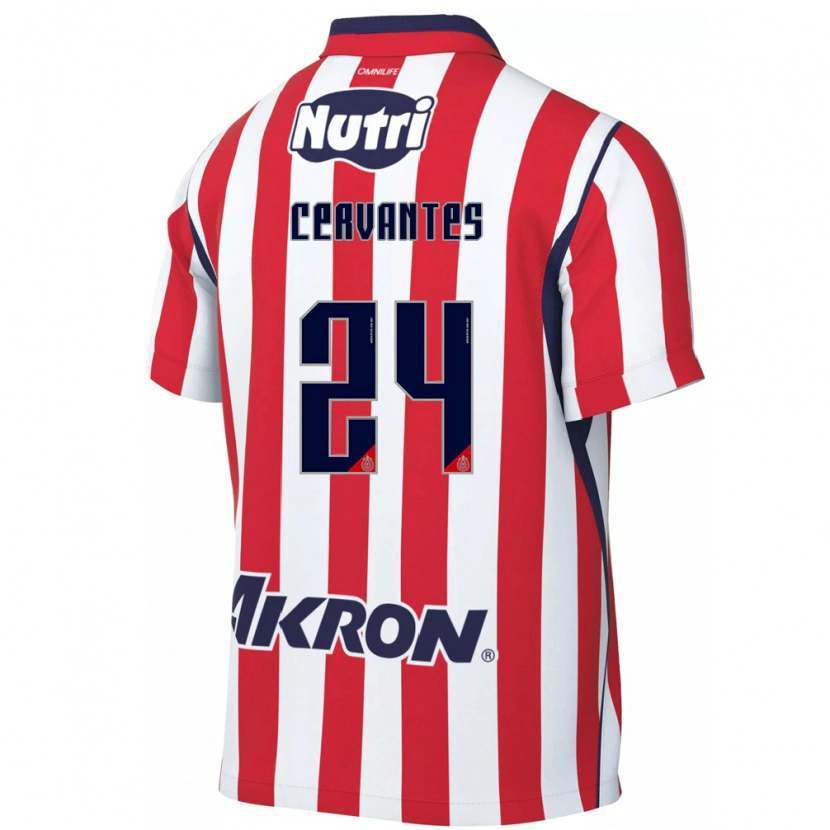 Danxen Kvinnor Alicia Cervantes #24 Röd Vit Hemmatröja Matchtröjor 2026/27 Tröjor T-Tröja
