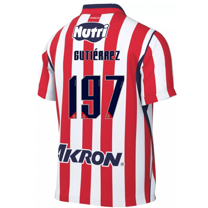 Danxen Kvinnor Bryan Gutiérrez #197 Röd Vit Hemmatröja Matchtröjor 2026/27 Tröjor T-Tröja