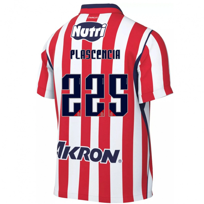 Danxen Kvinnor Osvaldo Plascencia #225 Röd Vit Hemmatröja Matchtröjor 2026/27 Tröjor T-Tröja