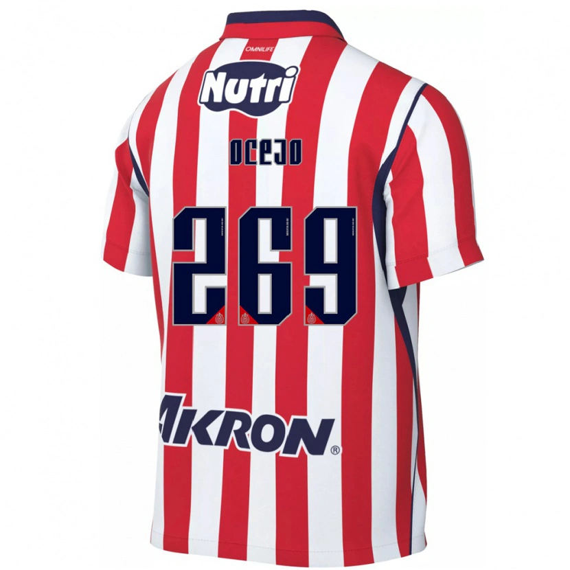 Danxen Kvinnor Kevin Ocejo #269 Röd Vit Hemmatröja Matchtröjor 2026/27 Tröjor T-Tröja