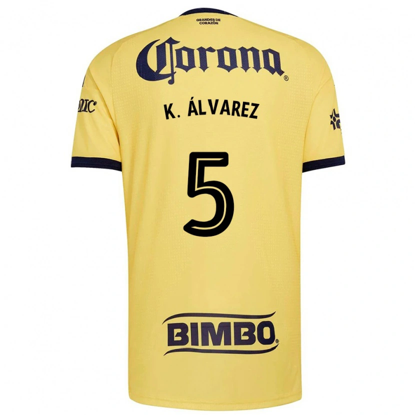 Danxen Kvinnor Kevin Álvarez #5 Gul Röd Svart Hemmatröja Matchtröjor 2026/27 Tröjor T-Tröja