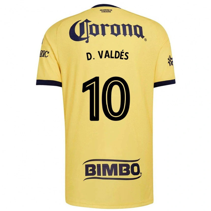 Danxen Kvinnor Diego Valdes #10 Gul Röd Svart Hemmatröja Matchtröjor 2026/27 Tröjor T-Tröja