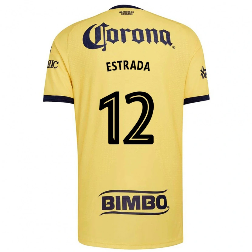 Danxen Kvinnor Jonathan Estrada #12 Gul Röd Svart Hemmatröja Matchtröjor 2026/27 Tröjor T-Tröja