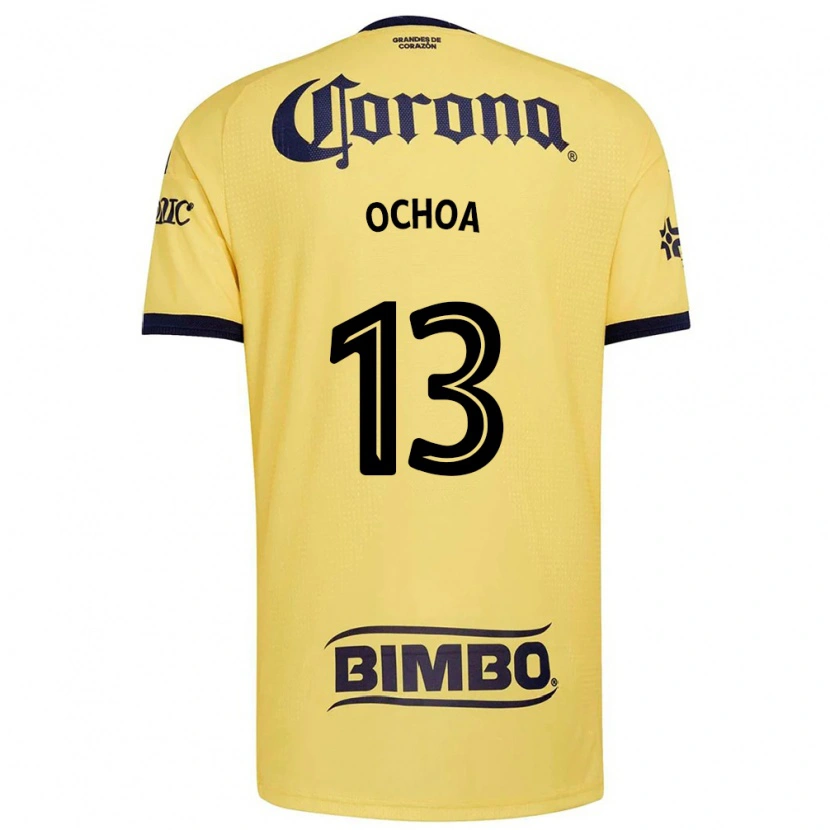 Danxen Kvinnor Guillermo Ochoa #13 Gul Röd Svart Hemmatröja Matchtröjor 2026/27 Tröjor T-Tröja