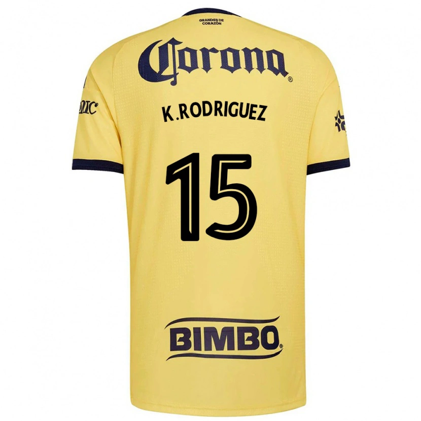 Danxen Kvinnor Kimberly Rodriguez #15 Gul Röd Svart Hemmatröja Matchtröjor 2026/27 Tröjor T-Tröja