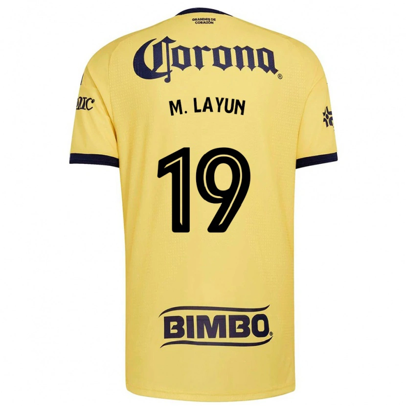Danxen Kvinnor Miguel Layun #19 Gul Röd Svart Hemmatröja Matchtröjor 2026/27 Tröjor T-Tröja